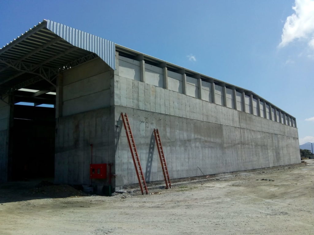 Armazém para fertilizantes.